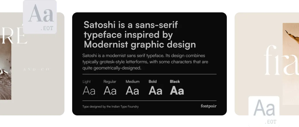 Typography preview